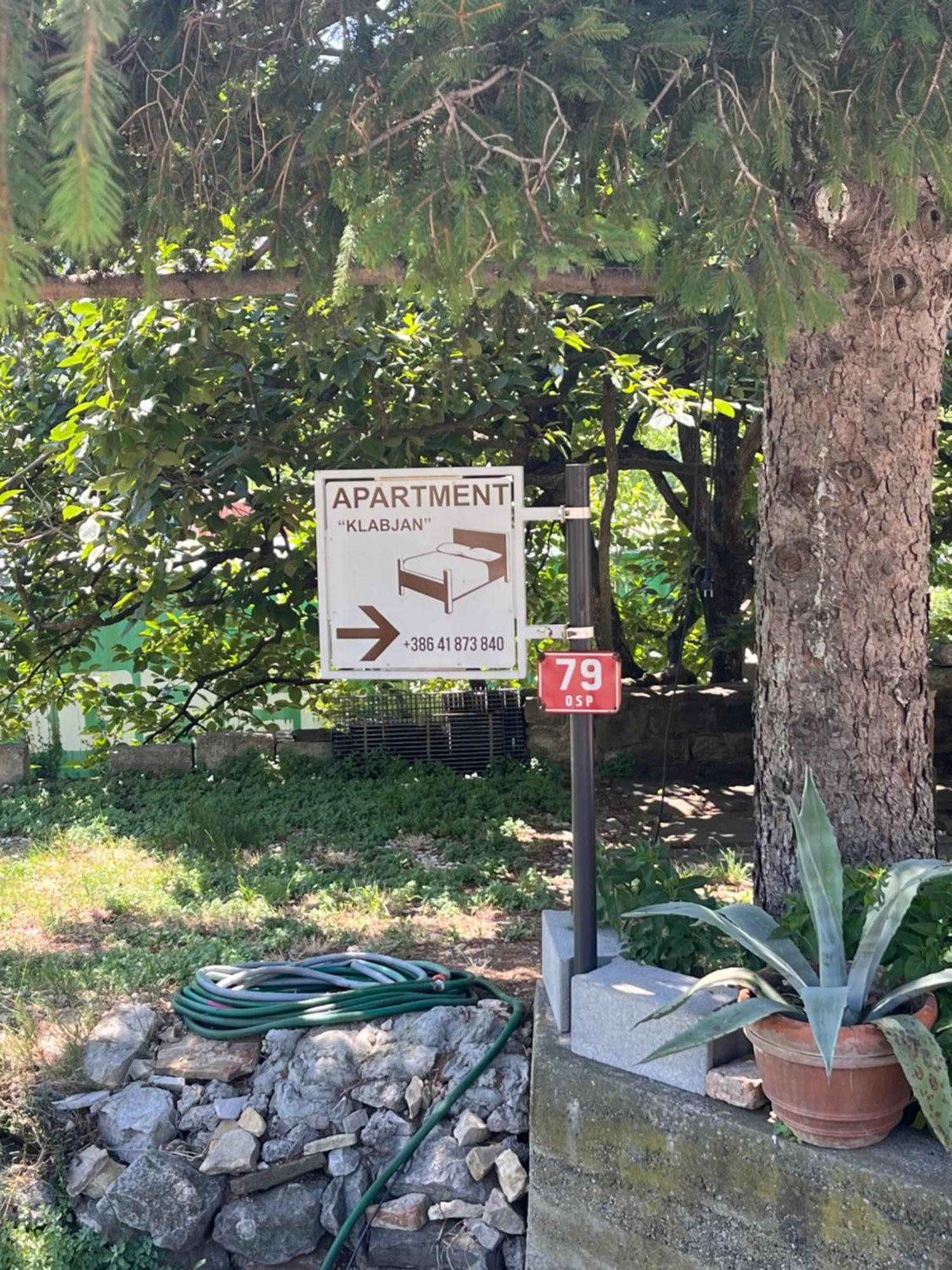 Apartmaji Klabjan - Kaki Osp Εξωτερικό φωτογραφία